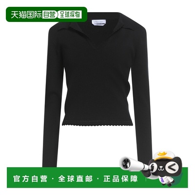 1h可退 香港直邮潮奢 Blumarine 蓝色情人 女士 毛衣 black黑色