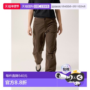 欧洲直邮Arc'teryx CLARKIA棉质阔腿长裤 始祖鸟女装户外休闲裤