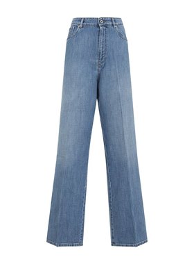 潮奢 Miu Miu 缪缪 女士 棉质牛仔裤 GWP394S23217GG