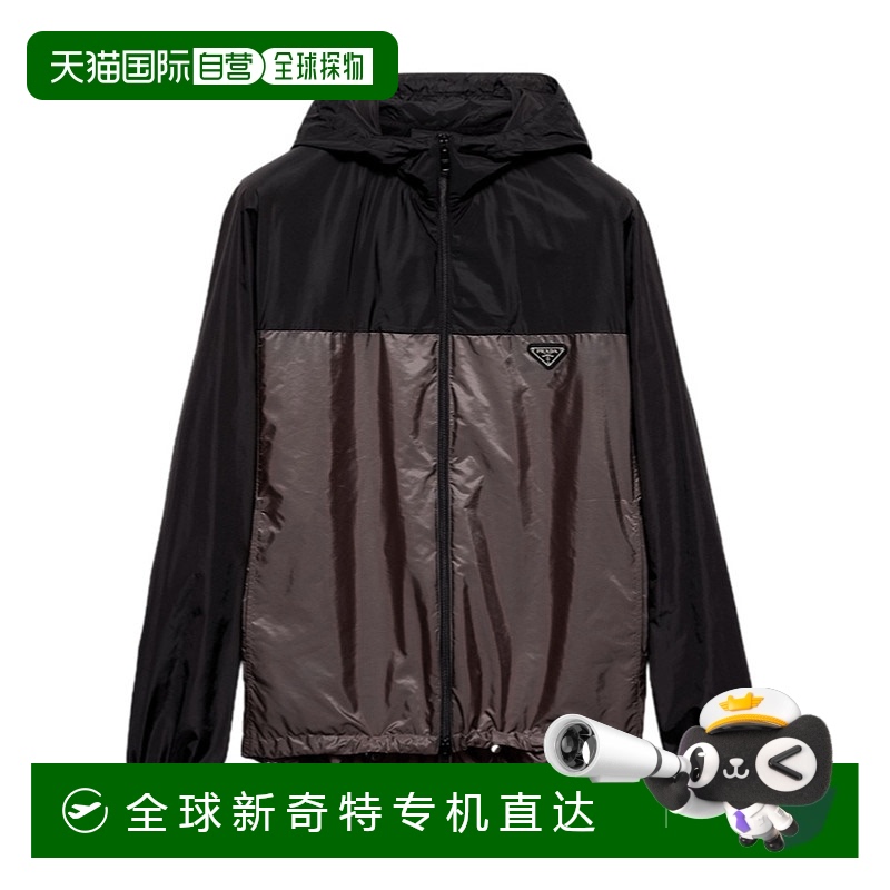 1h可退 香港直邮PRADA 男士夹克 SGC6011WQ9F0N5A AW2024 黑色 GI