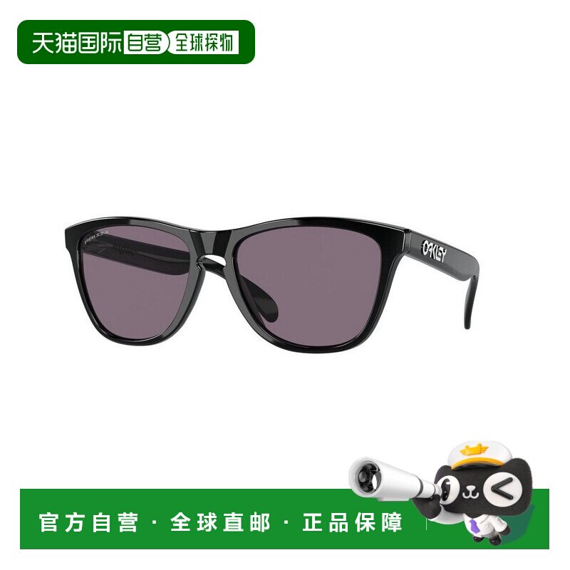 日本直邮Oakley 欧克利男女运动太阳镜蛙皮黑灰镀膜带盒紫外线防图片