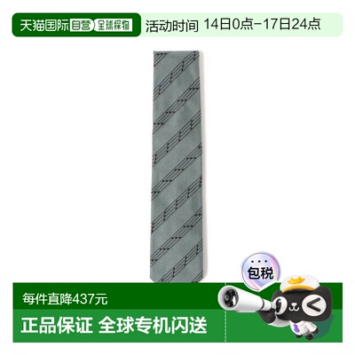 日本直邮BEAMS TUDOR ROSES 丝绸条纹领带 [97303182]