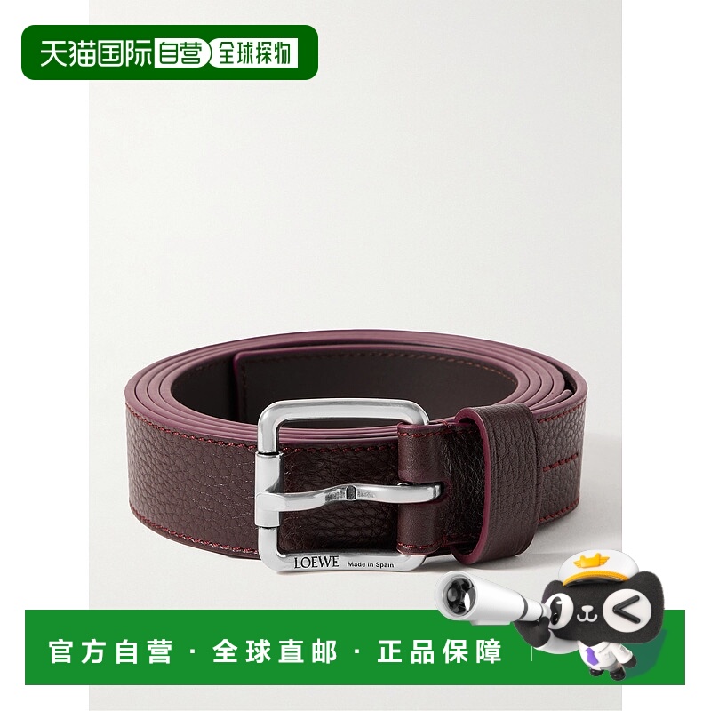 LOEWE 罗意威 男士 3.5cm 全粒面皮带腰带 E619Z20XA5