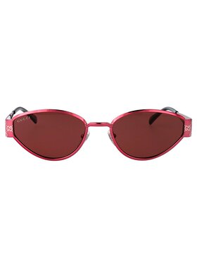 GUCCI 男士眼镜 GG1853S004 CO 红色 几何框太阳镜