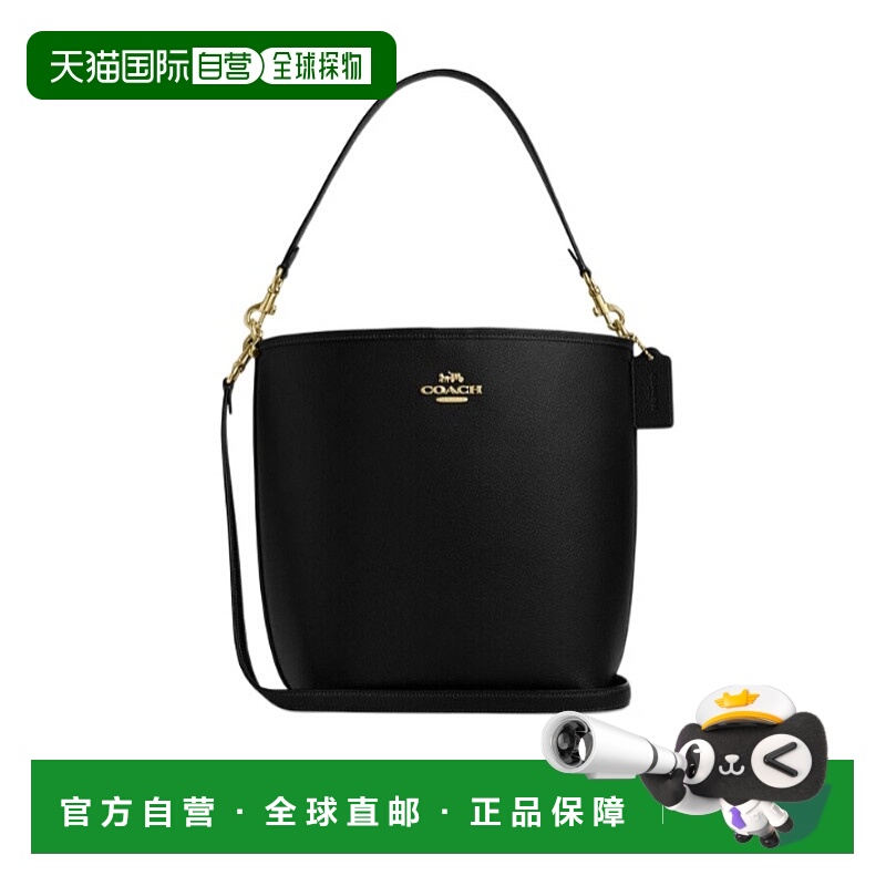1h可退 香港直邮COACH 女士单肩包 CT803IMBLK AW2024 黑色 City
