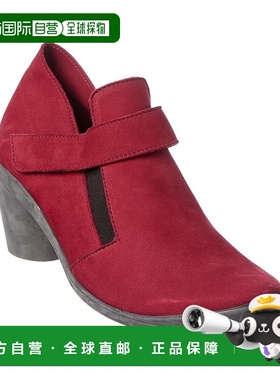 自营Arche Gasba Suede Bootie - Red 美国奥莱直发女靴短靴