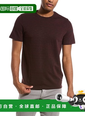 自营theory理论粘土T恤-紫色 美国奥莱直发男装