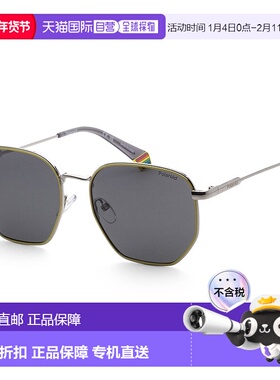 自营 polaroid宝丽来男士56mm黄钯太阳镜PLD6214-s-X-KU2-56-黄钯