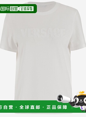 香港直邮VERSACE 女士T恤 SS2025 10189811A136161W000女装白色
