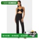 美国 Twist Women 自营Bebe Leg Wide black Front Jumpsuit