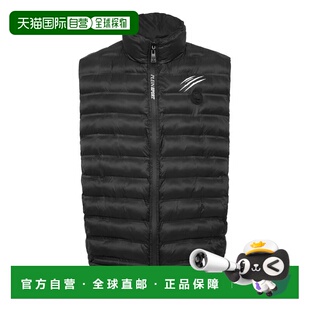 自营plein sportPuffer Jacket Vest Shanghai - black 美国奥莱