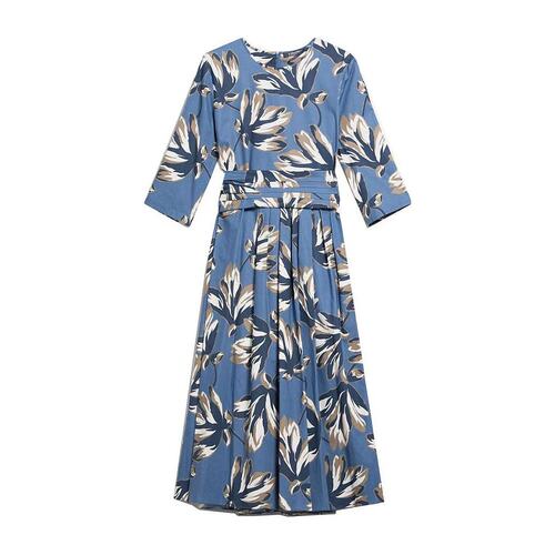 Max Mara PETALO 印花中长连衣裙 9221060106