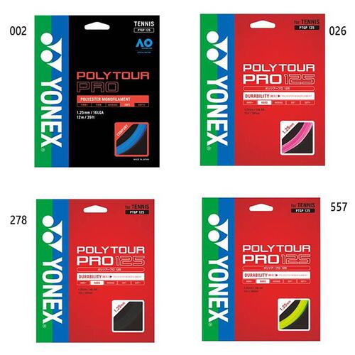 日本直邮网球YONEX男女款Polytour-Pro125网球装备肠线YONEX