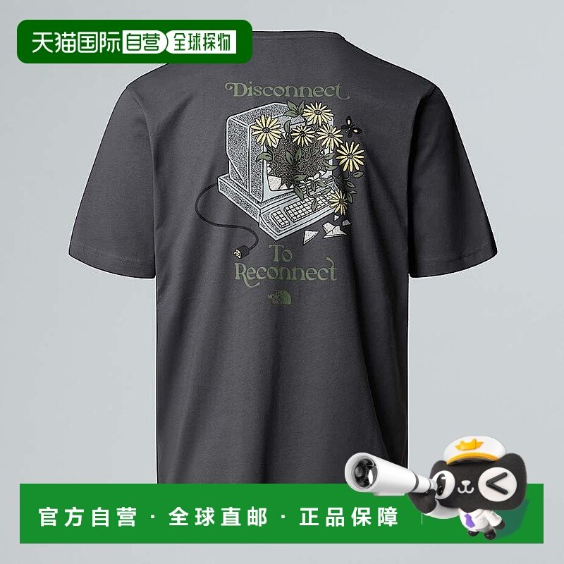 自营欧洲直邮北面 Connect Graphic男女通用休闲T恤 THE NORTH FA