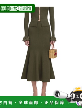 1h可退 香港直邮Self-Portrait 针织中长裙 SS26186MSK