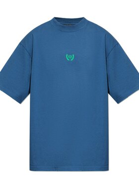 Balenciaga/巴黎世家 Logo 刺绣T恤上衣764235TSVC95002_DS男