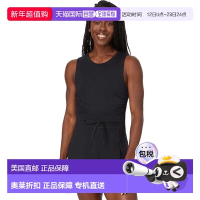 自营Free People Easy Does It Mini Dress Women Black Built-in