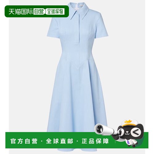 香港直邮EMILIA WICKSTEAD 女士 Jody 毛圈花呢中长连衣裙
