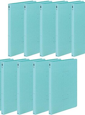 日本直邮Kokuyo国誉平面文件夹NEOS A4 10册 湖蓝色 フ-NE10BX10