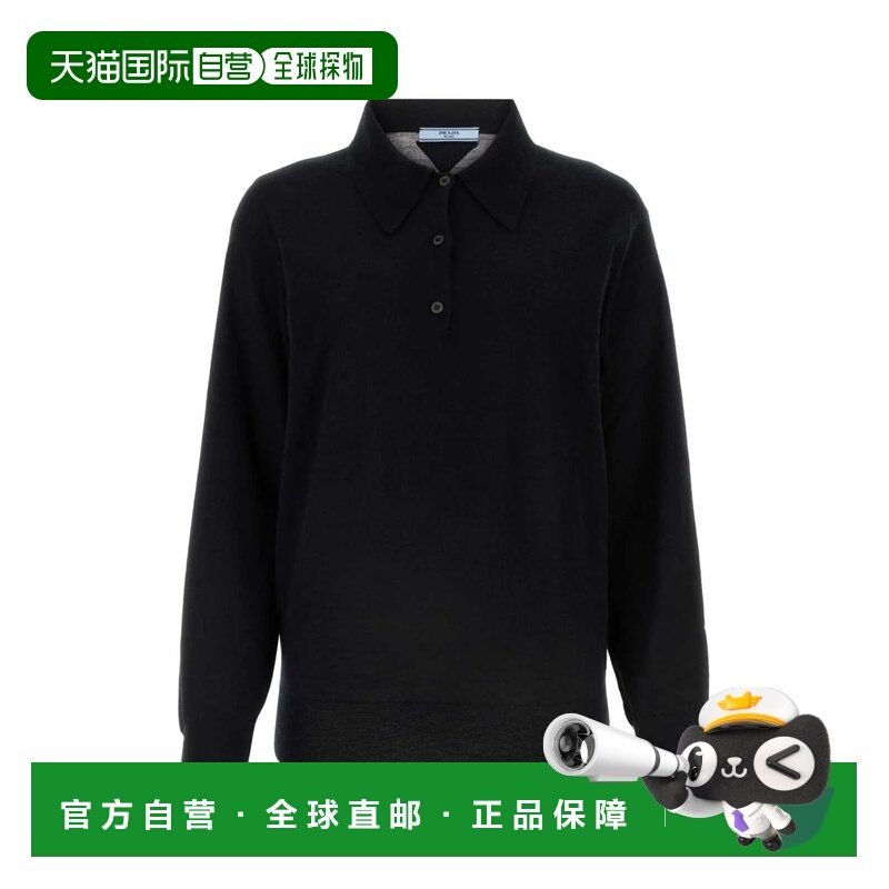 香港直邮PRADA 女士POLO衫 P24F2ESOOO14XDF0002-3 SS2024,女装/女士精品,POLO衫,淘宝优惠券,粉丝福利购,淘宝优惠卷
