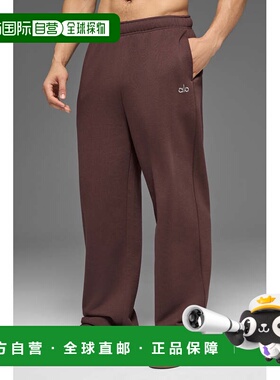 香港直邮alo yoga Accolade JISOO 系列 纯色户外休闲松紧束脚宽