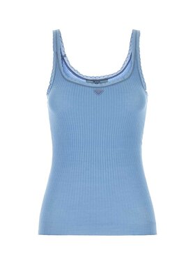 PRADA 女士针织衫 P29B82SOOO17LAF0013 AW2025 浅蓝色