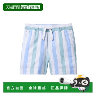 多色 自营janie 短裤 jackJanie和Jack条纹亚麻混纺套头衫 美 and