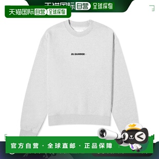 桑达 吉尔 女士 徽标圆领长袖 J40GU0001 香港直邮Jil 卫衣 Sander