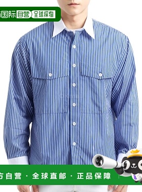 韩国直邮SUNFLOWER 注意衬衫 蓝色 (1228) 长袖衬衫