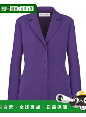 香港直邮Dior 长袖休闲夹克 841V01A1166迪奥外套女装