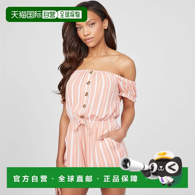 日本直邮Guess Aamira Off Shoulder Romper [GU1432EW27708] 连