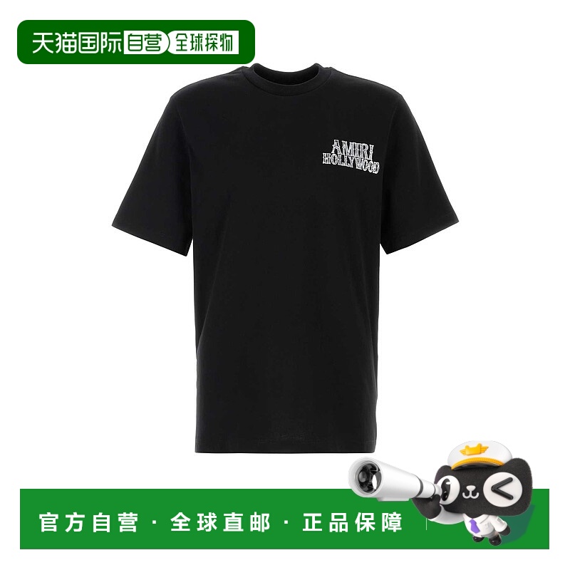 1h可退 香港直邮AMIRI 男士T恤 AMTOJR1035BLACK SS2026 黑色 Bla