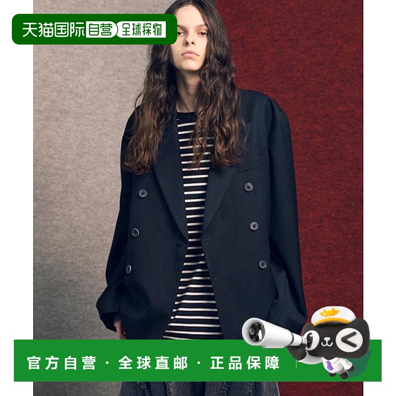 1h可退 日本直邮MAISON SPECIAL 4色羊毛高级宽领双排扣西装外套
