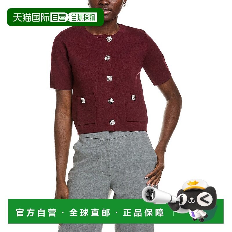 自营Endless Rose Button-Up Cardigan - red 美国奥莱直发