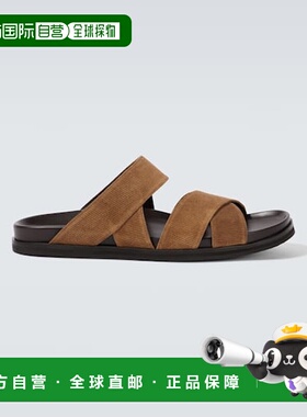 1h可退 香港直邮MANOLO BLAHNIK 莫罗 伯拉尼克 男士 Seaton 绒面