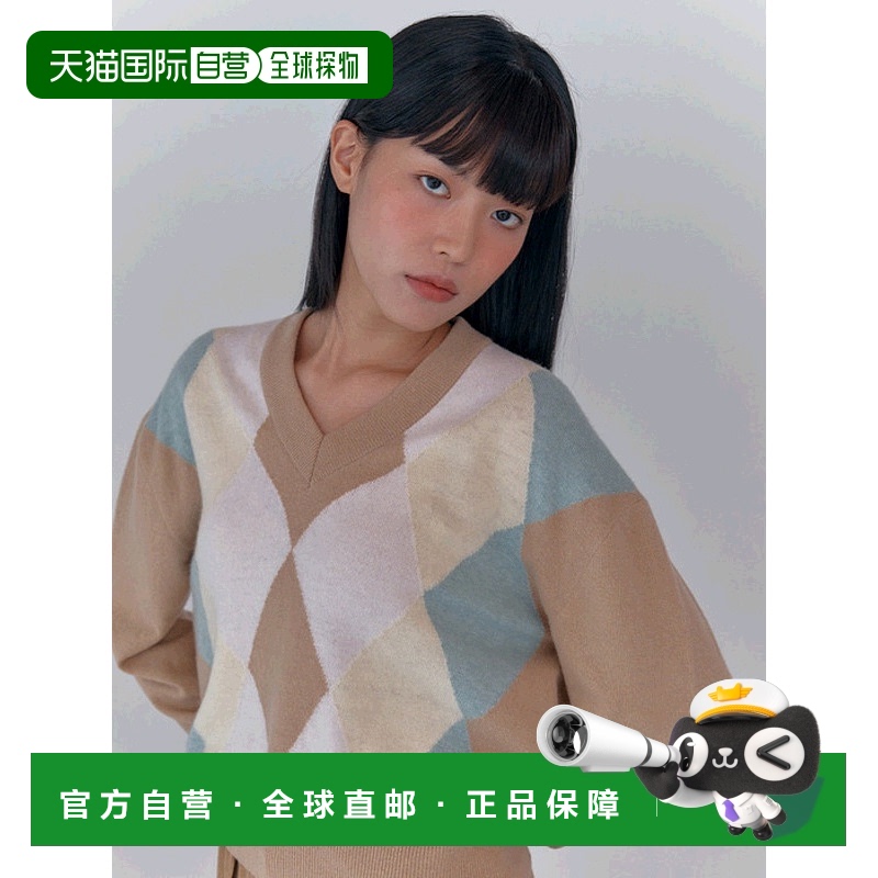 韩国直邮LEMEME法式浪漫休闲复古气质女款毛衣303785825羊毛