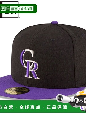 日本直邮New Era 棒球帽 合身款 59FIFTY MLB 球场科罗拉多洛矶队