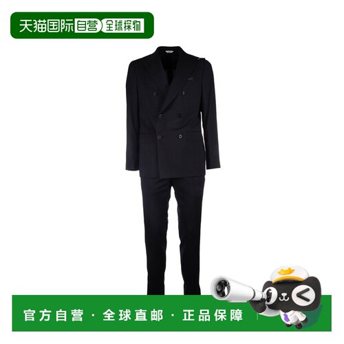 香港直邮BOGLIOLI 男士西服套装 J42C2BSB61040790 SS2026 黑色