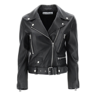 香港直邮ACNE STUDIOS 女士夹克 A70065900 AW2024 黑色 ACNE STU