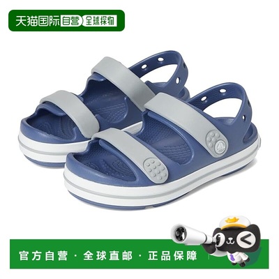 1h可退 香港直邮Crocs 卡骆驰 女童 Crocband Cruiser 凉鞋(儿童/
