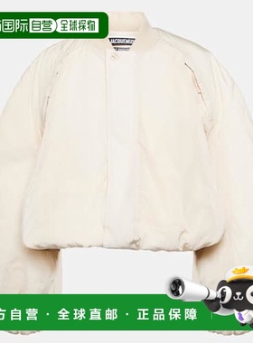 1h可退 香港直邮Jacquemus 女士 Le Bahia 短款短夹克 white白色