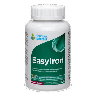 加拿大直邮Platinum Naturals EasyIron 矿物质（120 粒 V 粒）