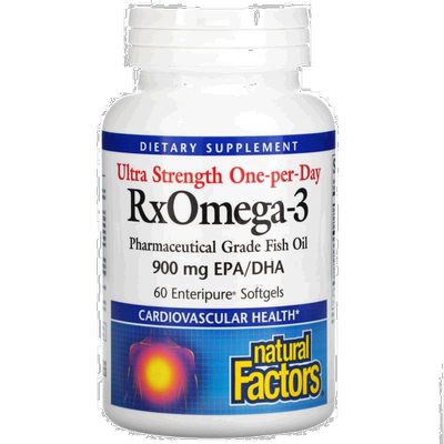 香港直发Naturalfactors然自自然鱼油软凝胶保护心脏健康60粒血管
