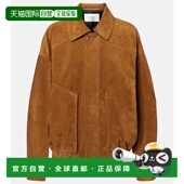 圣罗兰 Laurent Saint 女士 1h可退 绒面革短夹克 香港直邮潮奢