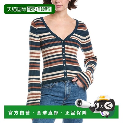 自营Nation LTD Posey Sweater - blue 美国奥莱直发毛衣开衫