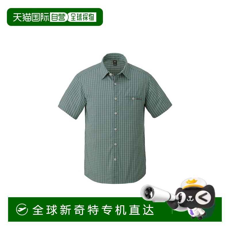 日本直邮日潮 MontBell蒙贝欧WIC.亮色 单口袋 短袖衬衫 男士 GN1