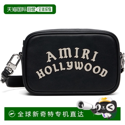 1h可退 香港直邮AMIRI 男士 黑色 Hollywood 相机包 AMBGCM1028