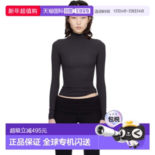 1h可退 香港直邮潮奢 SKIMS 女士 黑色 Fits Everybody Turtlenec