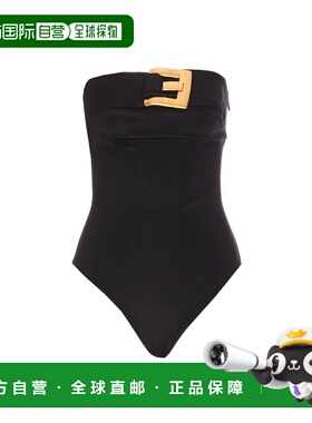 香港直邮BALMAIN 女士连体衣 BA285JL050PA SS2026 黑色 Belted B