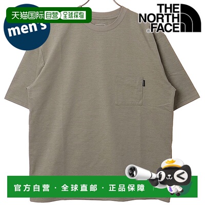 日本直邮THE NORTH FACE 男士短袖透气口袋T恤 [NT32635-ST SS26]